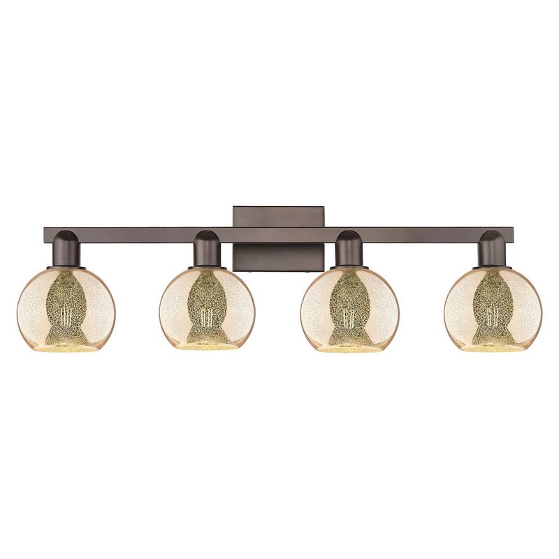 Innovations Lighting 716-4W-10-33 Athens Vanity Athens 4 Light 33" - Oil Rubbed Bronze / Mercury