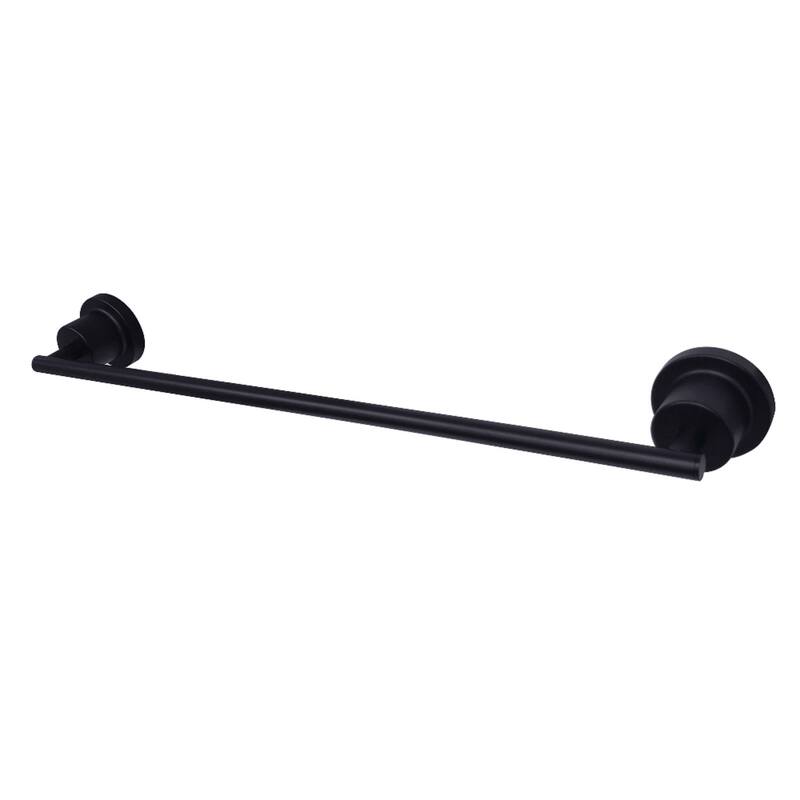 Concord 18-Inch Single Towel Bar - Matte Black