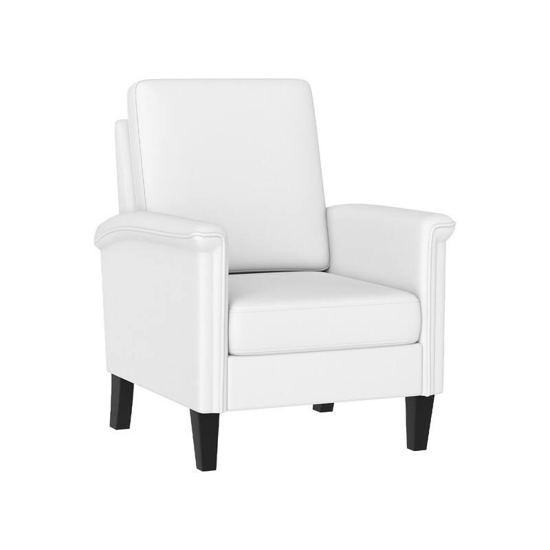 Linen Upholstered Sofa Chair with Foam Cushion and Rubber Wood Frame - 32" x 30" x 36" (L x W x H)