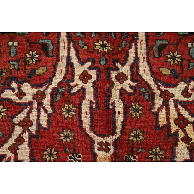 All-Over Bakhtiari Vintage Persian Area Rug Hand-Knotted Wool Carpet - 8'9" x 12'11"