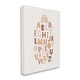 preview thumbnail 3 of 15, Stupell Muted Alphabet Letters Canvas Wall Art Design by LSR Design Studio