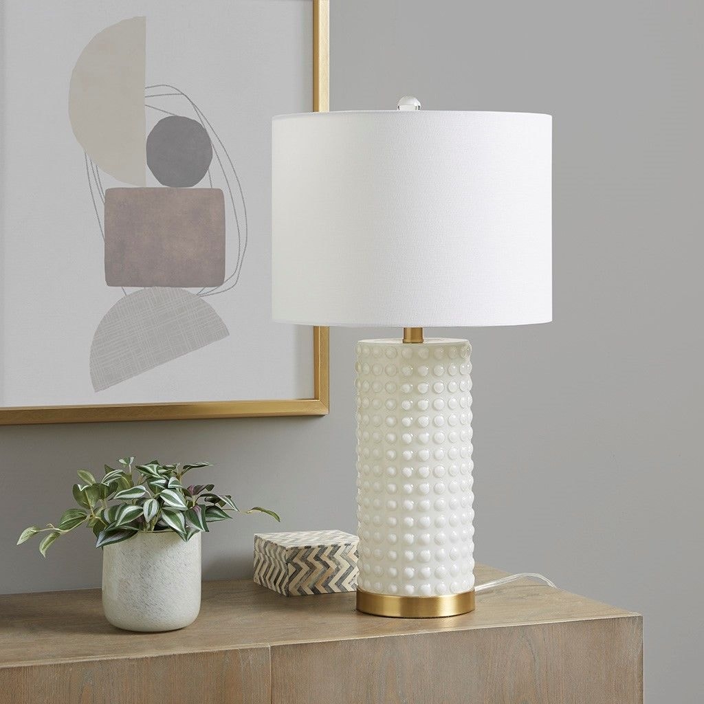 Textured Dot Table Lamp For Living Room, Bedroom, Tabletop, Home Decor, energy-efficient table lamp