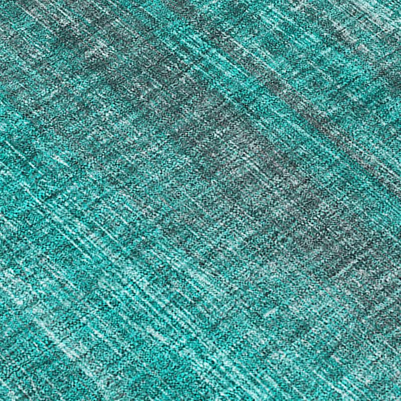 Machine Washable Indoor/ Outdoor Ombre Solid Chantille Rug