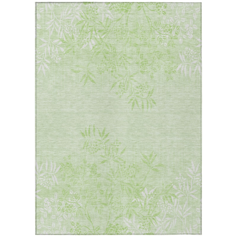 Machine Washable Indoor/ Outdoor Chantille Modern Garden Rug