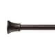preview thumbnail 2 of 43, Utopia Alley Adjustable 72-Inch Shower Curtain Tension Rod - Rust-Proof Aluminum with Rubber End Cap, No Drill Installation