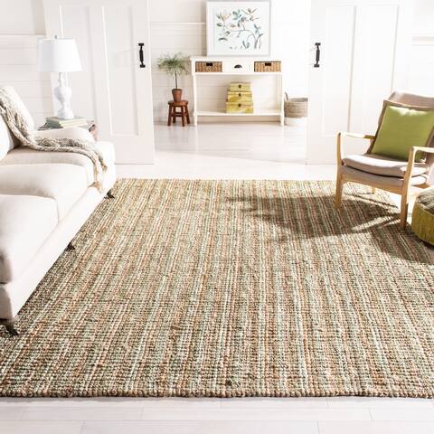 Safavieh Handmade Natural Fiber Jerneja Solid Chunky Jute Rug