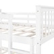 preview thumbnail 24 of 23, Twin Over Full Bunk Bed, Converted into 2 Beds, Solid Wood Bunkbeds Bedframe with Safety Rail and Ladder, for Kids/Teens Bedroom