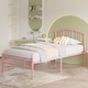 preview thumbnail 23 of 23, VECELO Kids Bed Frame with Headboard & Metal Slat,Twin Size Bed Set of 2