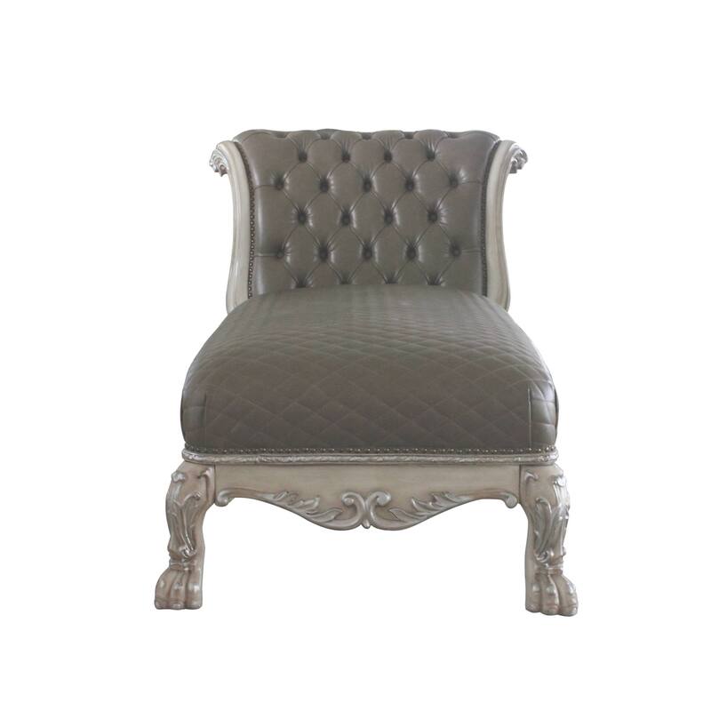 Adison Namibia and Vintage Bone White 1-Pillow Chaise