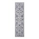 preview thumbnail 1 of 5, LOOM & LUXE Collection 2X8 Blue/Silver/Oriental Non-Shedding Area Rug - 96" D x 26" W x 0.35" H