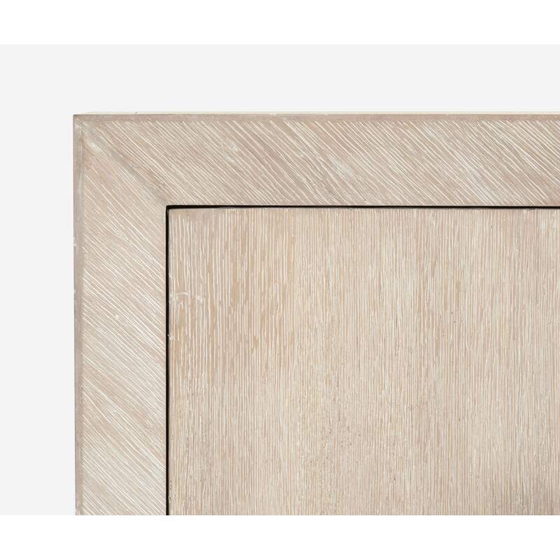 Magnussen Home Herringbone Ridge White Buffet - 72''W x 18''D x 36''H