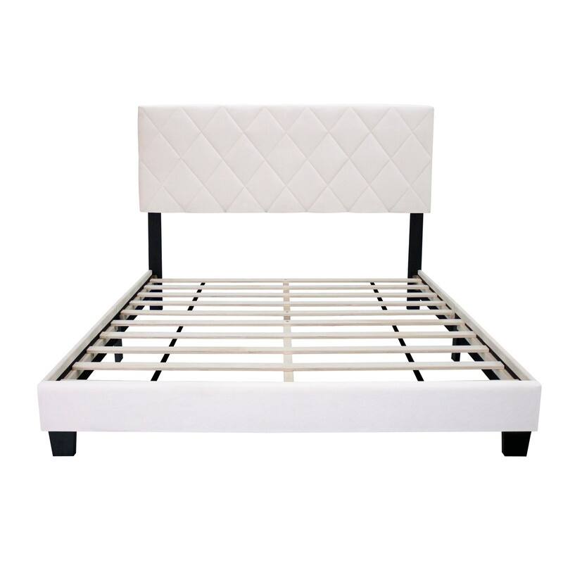 Queen Size Velvet Upholstered Platform Bed with Adjustable Headboard,Sturdy Bed Frame,No
