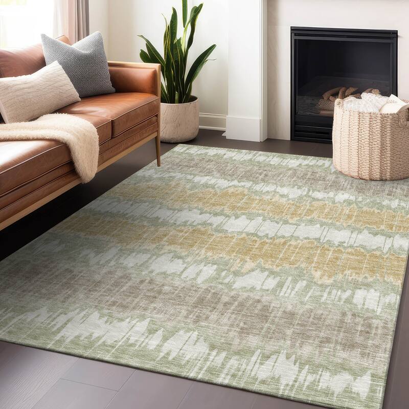 Premium Washable Super Soft Modern Stripe Mayfield Rug