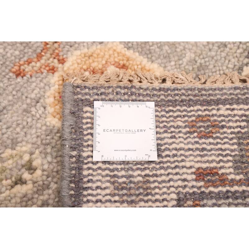 ECARPETGALLERY Hand-knotted Jules Serapi Grey Wool Rug - 2'7 x 7'11