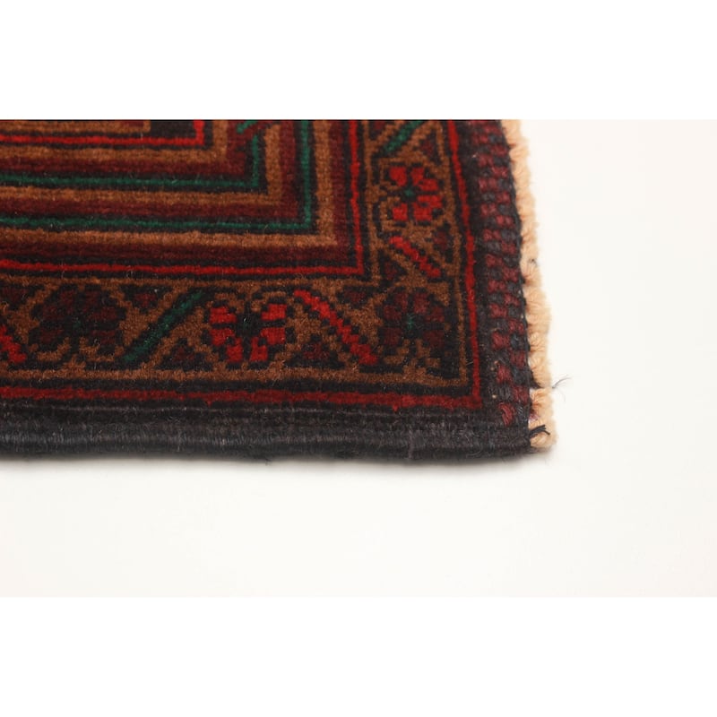 Teimani Burgundy Rug 2'11" x 4'7" - 2'11 x 4'7