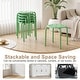 preview thumbnail 43 of 43, Stacking Stools Portable with Metal Frame Stack Nesting Stools ColorfulStackable Bar Stools Chairs (Set of 6 or 8)