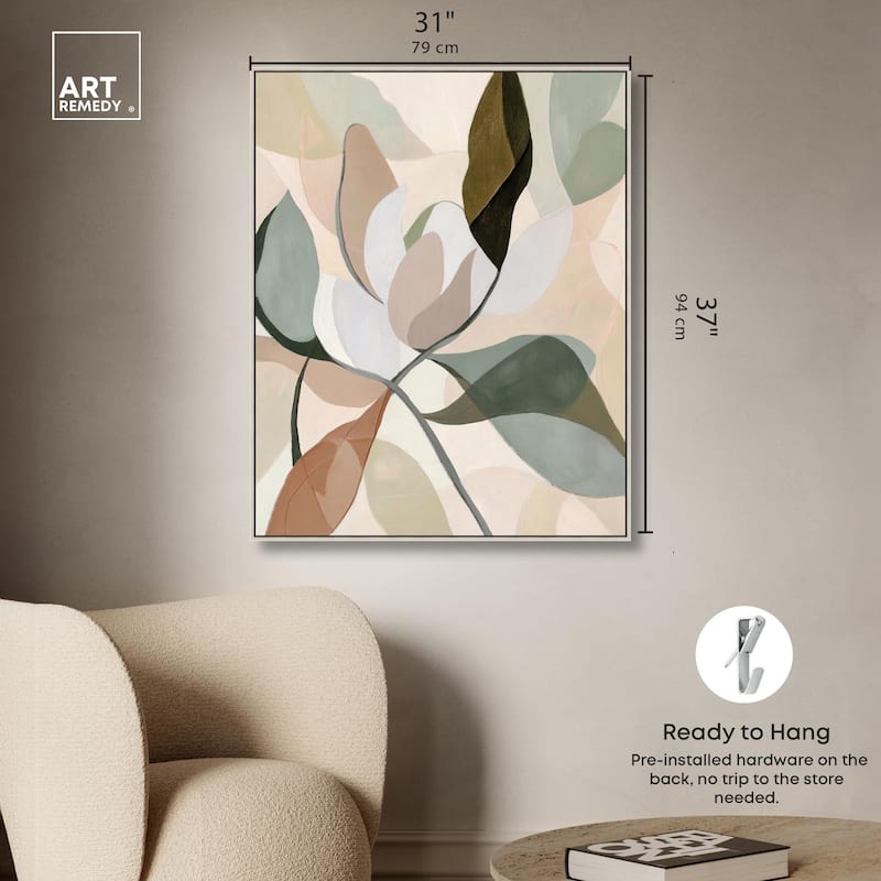 Leaf Prints II Canvas by Art Remedy