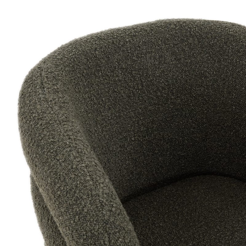 Poly & Bark Boucle Fabric Dining Chair