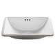 preview thumbnail 1 of 9, Kraus Elavo 21 in Rectangle Porcelain Ceramic Undermount Bathroom Sink