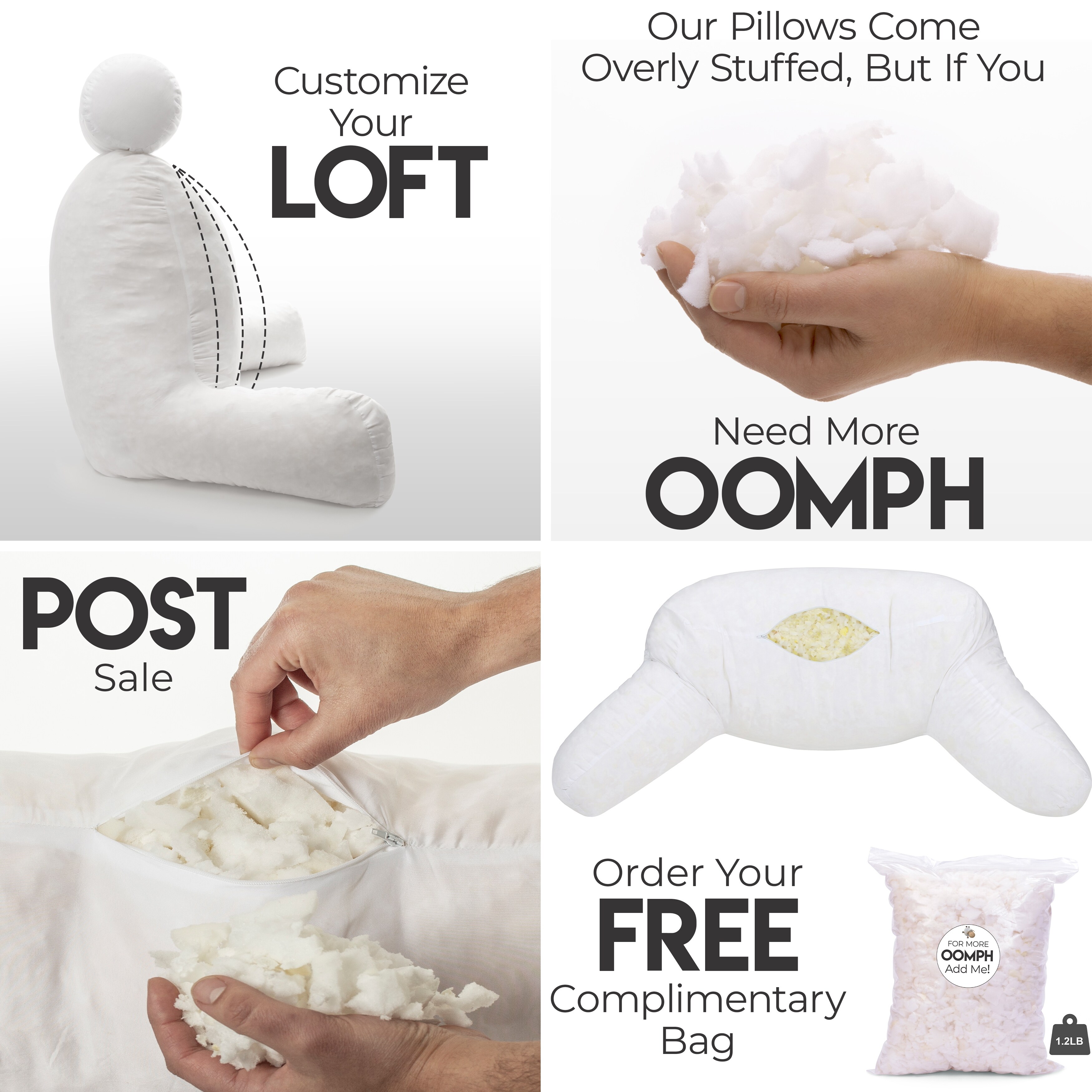 Medium Husband Pillow Ultra Rare Baby Chinchilla 2 tone Reversible Double Sided Fabulous Faux Fur Bed Rest Pillow with Arm Firm Specialty