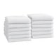 preview thumbnail 17 of 184, 100% Cotton Acacia Collection Ultra Absorbant Popcorn Bath Towels Washcloths (12-Pack) - Optic White