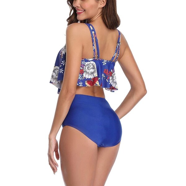 Amstt Bikini Two Piece Swimsuits for Women High Waisted Tummy Control Bathing... - 12