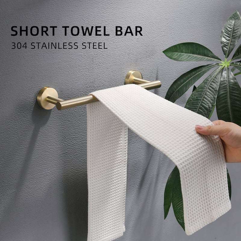 8-Pieces Bathroom Accessories Set,Stainless Steel Bathroom Hardware Set, Bath Towel Bar Set