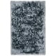 preview thumbnail 47 of 58, SAFAVIEH Handmade Ocean Shag Lyse Glam 2.5-inch Thick Rug 2' x 3' - Slate - Rectangle
