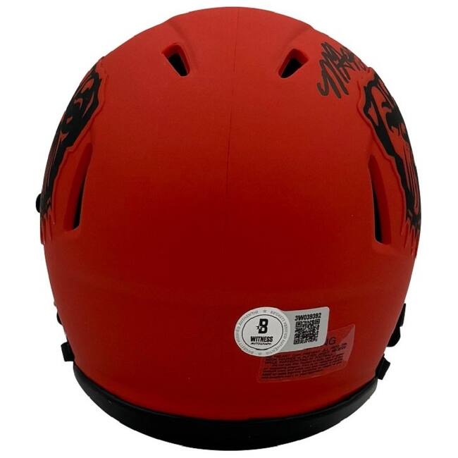 Myles Garrett Autographed Cleveland Browns Signed Football Rave Mini Helmet Beckett COA - 8' x 11'