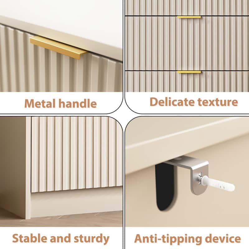8-Drawer Double Dresser for Bedroom