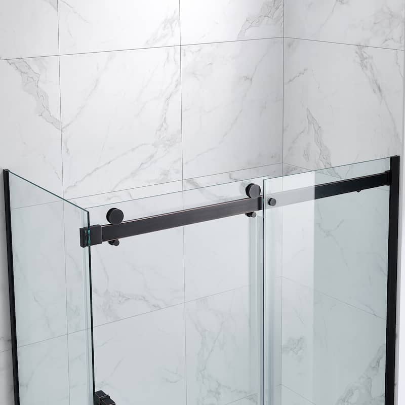 Bel Soft Close 3-Piece Base/Door Rectangular Corner Shower Kit (Left or Right Drain)