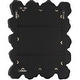 preview thumbnail 8 of 6, Uttermost Sea Coral Black Mirror - 27.13"W x 34.25"H x 2.5"D