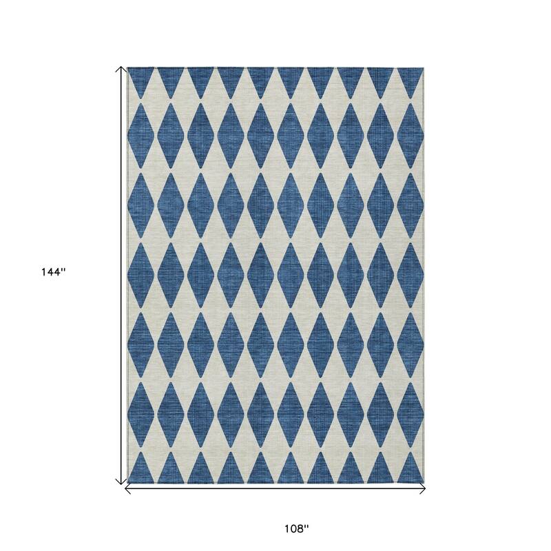HomeRoots Geometric Transitional Rectangle Outdoor Rug