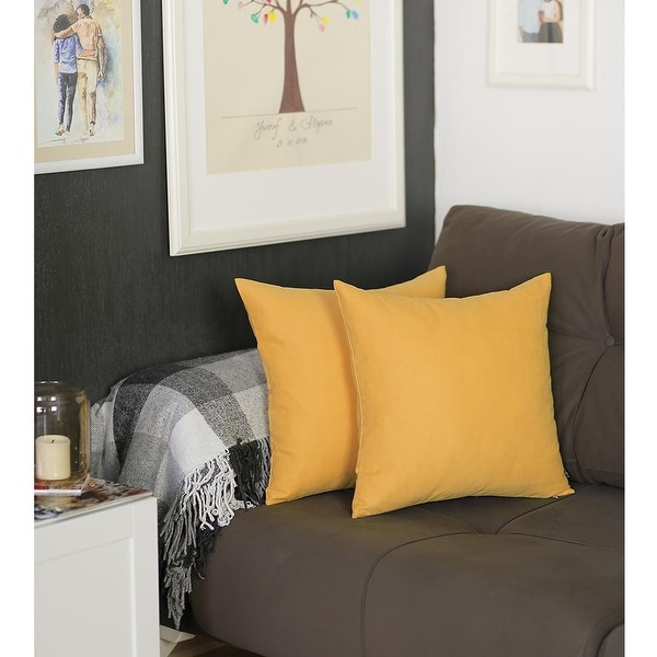 Solid color throw pillow covers best sale