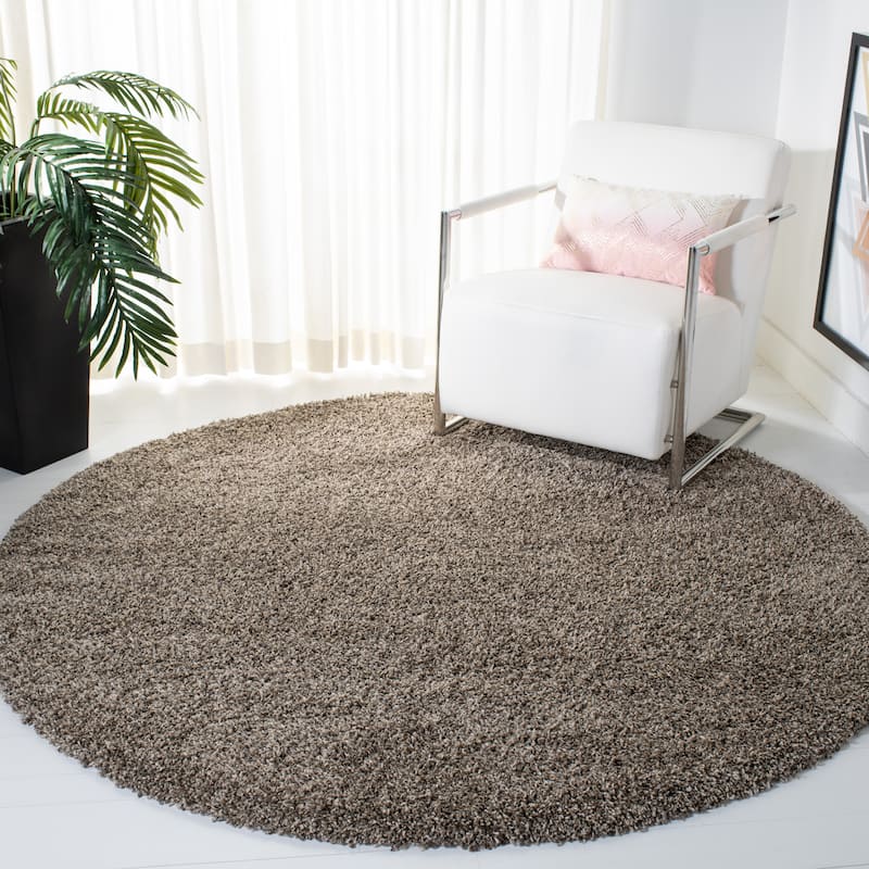SAFAVIEH Evolution Shag Gwenaele Solid 1.8-inch Thick Rug