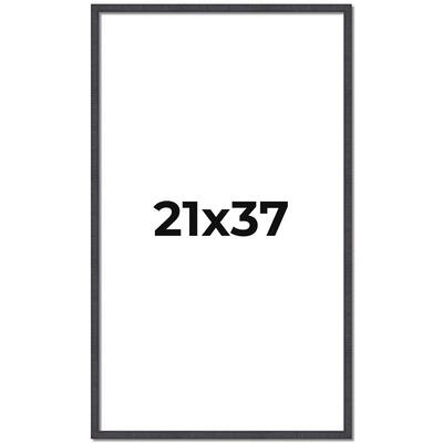 21x37 Frame Brown Solid Wood Picture Frame - Complete Modern Photo