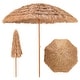 preview thumbnail 8 of 8, 8 Feet Patio Thatched Tiki Umbrella Hawaiian Hula Beach Umbrella