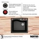 preview thumbnail 9 of 46, Karran Drop-in Quartz Single Bowl Kitchen Sink