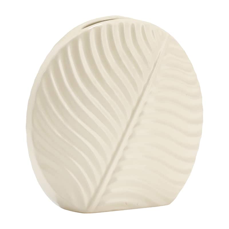 Sagebrook Home Ceramic Artisanal Vase, Home Decor Focal Point