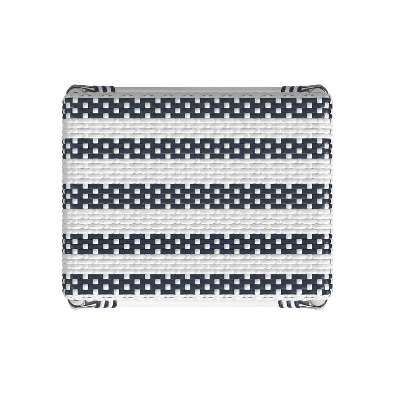 Robias 24.5" Rattan Rectangular Counter Stool