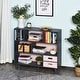 preview thumbnail 16 of 19, HOMCOM 3-Tier Child Bookcase Open Shelves Cabinet Floor Standing Home Office Storage Furniture Shelvin with Drawers