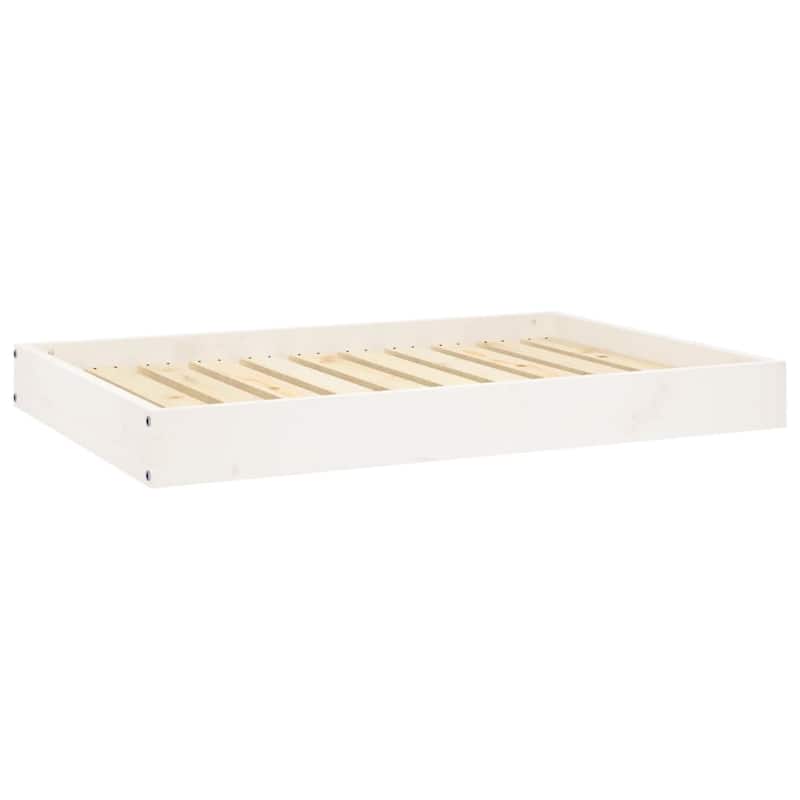 vidaXL Dog Bed 36"x25.2"x3.5" Solid Wood Pine - 36" x 25.2" x 3.5"