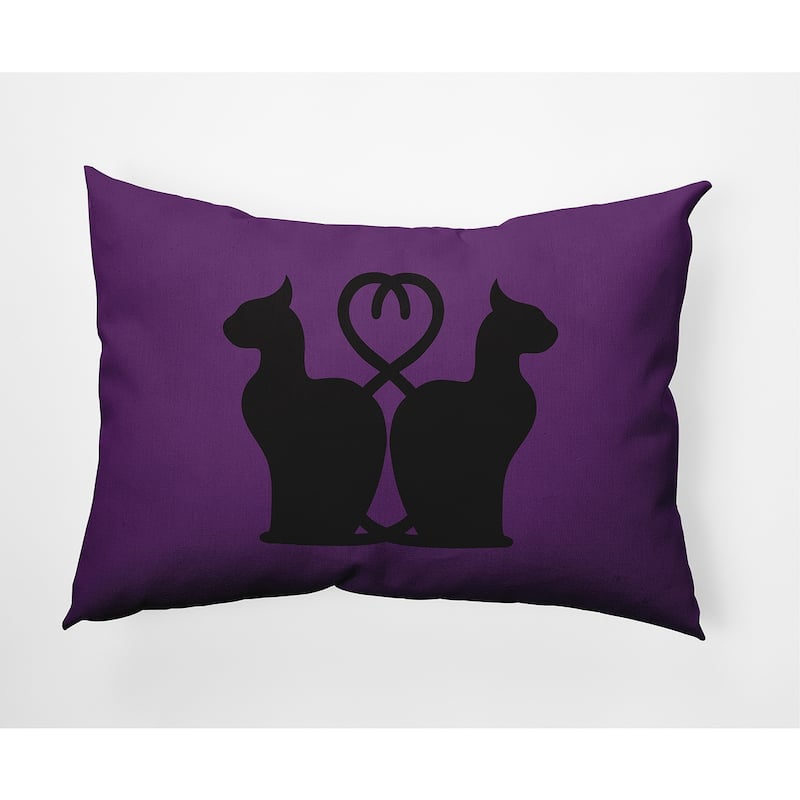 Conniving Cats Decorative Throw Pillow