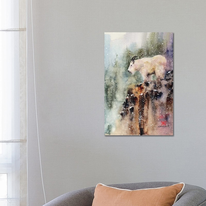 iCanvas "Mountain Goat" by Dean Crouser Canvas Print - 26x18x1.5