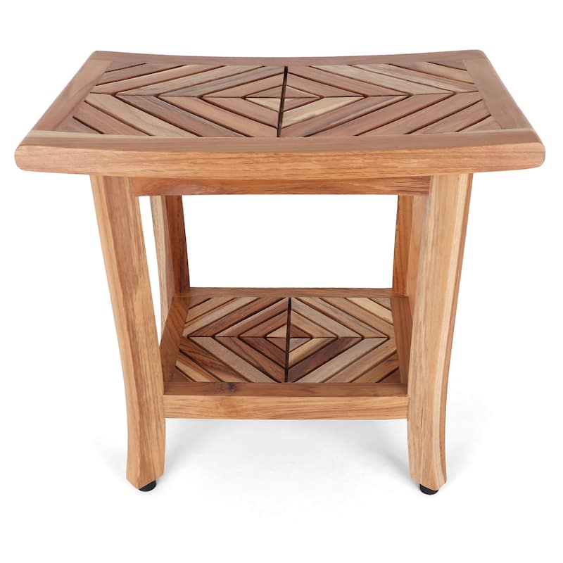 Sumatra Teak Shower Bench - N/A - teak