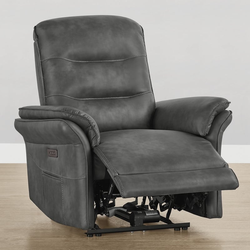 Spruce & Spring Dual Motor Zero Gravity Power Recliner with Power Headrest