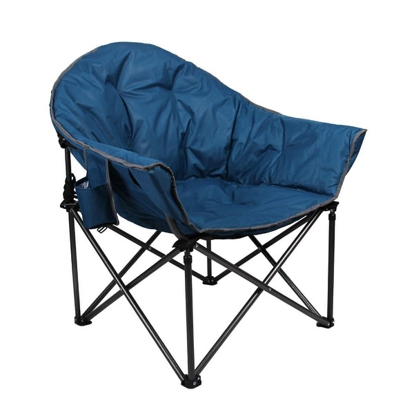Oversized Camping Chairs Padded Moon Round Chair Saucer Recliner