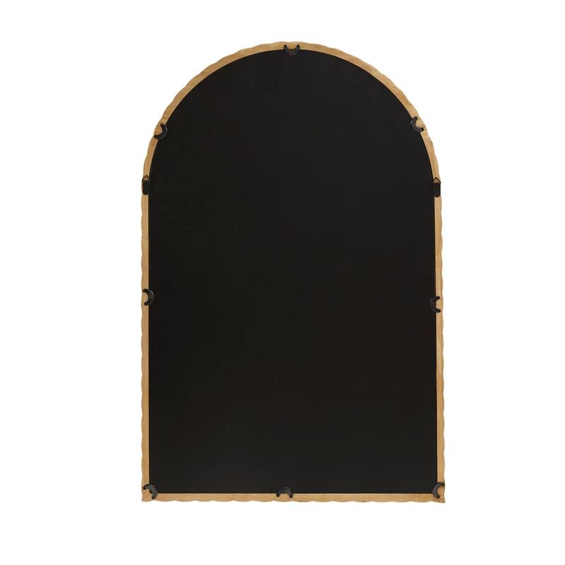 Madison Park Montra Arched Braided Wood Wall Mirror - N/A