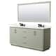 Option Light Green / Giotto Quartz Top / Matte Black