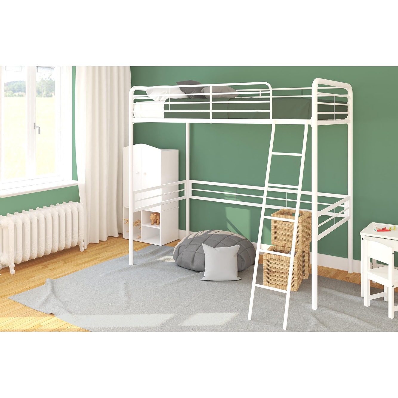 White On Sale Taylor Olive Loft Beds Bed Bath Beyond